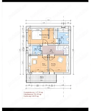 TEREN ultracentral IAȘI + PROIECT & AUTORIZAȚIE vila   sediu   clinica - imagine 4