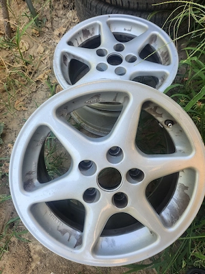 jante bmw r15 2 bucati in stare buna - imagine 3