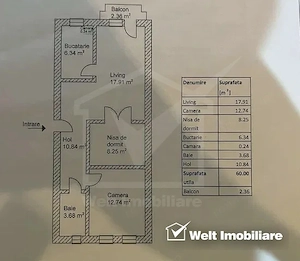 Apartament cu 3 camere / bloc nou / cart. Gheorgheni /zona Brancusi - imagine 8