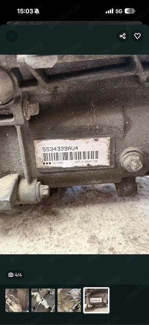 Cutie viteze manuală 6 trepte BMW F20 F30 F31 116d 316d 318d GS6-17DG - imagine 4
