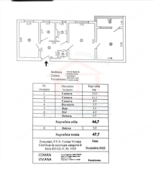  De vanzare 3 camere, Micro 19, 45.000 EURO - imagine 7