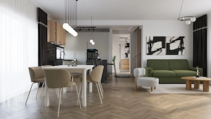 Zona str. M. Eminescu   complex nou, case tip insiruite, P+M - imagine 2