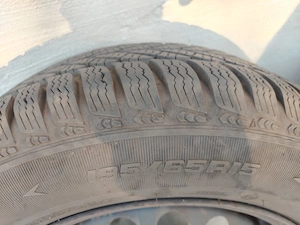 Set 4 roți complete cu jante de tablă – 195/65 R15