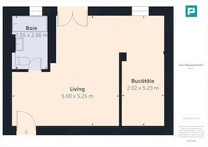 Apartament 1 cameră și dormitor separat, Torontal - imagine 9