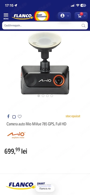 Camera auto Mi vue 785 + cablu conectare baterie - imagine 2