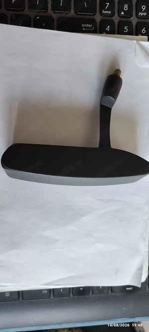 Cap crosă golf JAPONEZĂ PRGR Silver-Blade Alpha   Putter Premium, Gri Închis