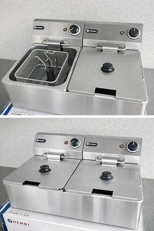 Friteuză profesională HENDI 2 x 6L
