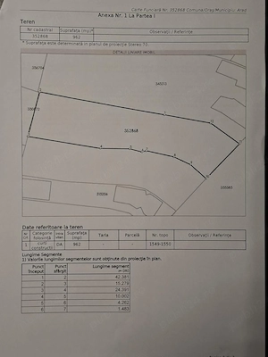 Proprietar   Teren intravilan 962 mp, Aradul Nou, Str. Muncii, toate utilitățile - imagine 2