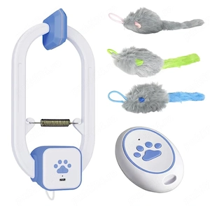  Jucărie Interactivă Electrică pentru Pisici   Mișcare Automată 360 , Telecomandă, Reîncărcare USB   - imagine 2