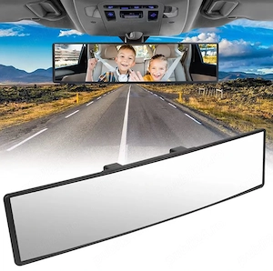 Oglindă Auto Retrovizoare Panoramică Anti-Orbire – 310mm x 85mm