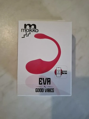 Ou vibrator Smart Eva App Control Bluetooth Roz 22 cm