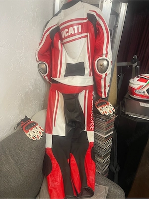 Vand costul piele moto Ducati S M - imagine 4