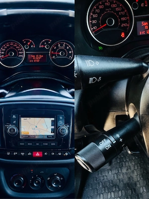 Fiat Doblo Maxi 3 locuri, 1.6 diesel 105 cp, tempomat, navigatie, clima, senzori parcare - imagine 10