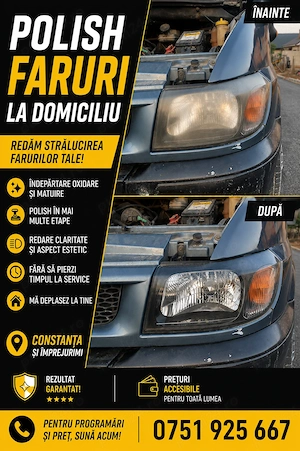 Polish faruri Constanța și împrejurimi 