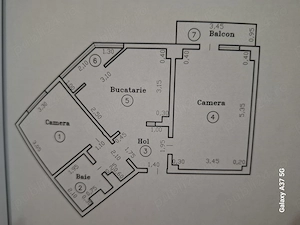 Proprietar vând apartament 2 CAMERE DECOMANDAT 55MP - imagine 10