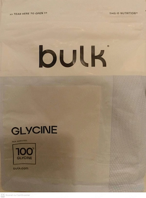 Pudră de Glicină Pură (Glycine Powder) 500g - Nou Sigilat