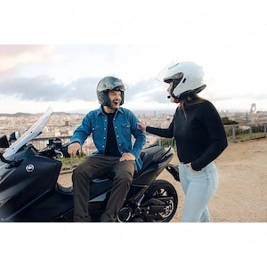 Casca Moto Open Face SHOEI J-Cruise 3   Alb - imagine 4