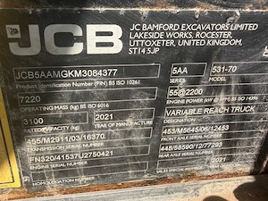 Incarcator telescopic JCB 531-70 - imagine 5