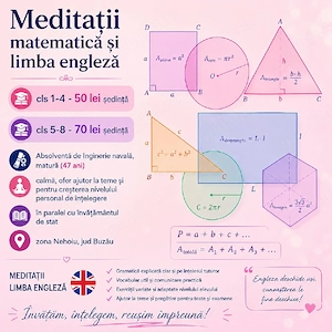 meditatii matematica  engleza