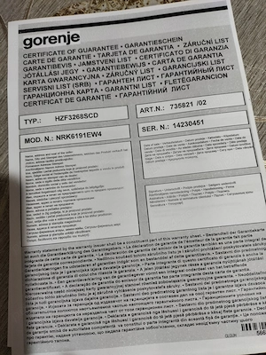 De vânzare combina frigorifica Gorenje 
