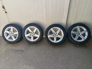 Jante 5x112 16, anvelope 205 55 16 f.bune 5-6 mm