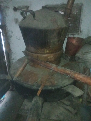 Cazan de tuica 160 litri coada randunica si nituri