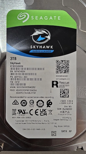 HARD DISK 3TB Supraveghere video Seagate SKYHAWK