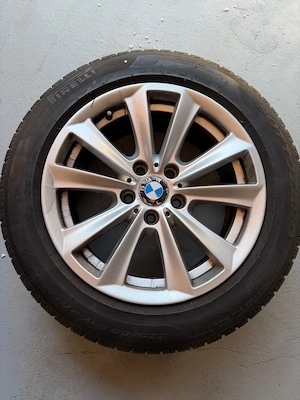 Jante BMW originale Style 395 R17 + anvelope de iarnă Pirelli - imagine 2