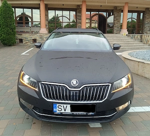  Skoda Superb An 2017   Vopsea RAPTOR  Motor 1.6 diesel   Euro 6  FARA AD BLUE  Cutie automata DSG - imagine 2