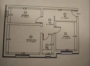 Vand apartament 2 camere,decomandat. - imagine 7