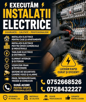 Executam Instalati Electrice 