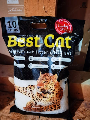 Silicat Best Cat - Așternut igienic pisici - 10 litri (4 bucăți), 15 litri  (1 bucată) - imagine 2