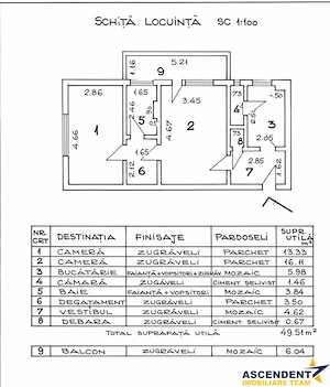 Apartament 2 camere, incadrat de verde, luminos, reabilitat termic, Astra, Brasov - imagine 18