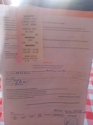 Baterie matiz de vanzare ,este in garantie vand pt ca nu mai imi trebui - imagine 4