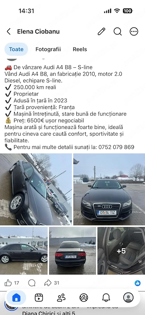 Audi A4 B8 S-line - imagine 10
