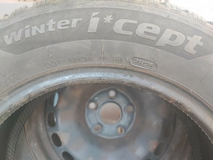 Anvelope de Iarna Hankook + 2 jante de tablă - imagine 4