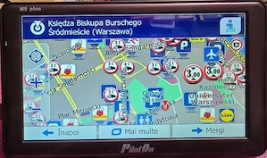 Gps PilotOn M9+ 3 softuri cu Harti Here & TomTom - DISCOUNT 10 LEI