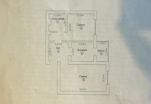 Apartament 2 camere, 47 mp utili, mobilat si utilat - Zona Aradului - imagine 12