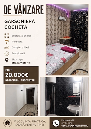 Garsoniera de vanzare