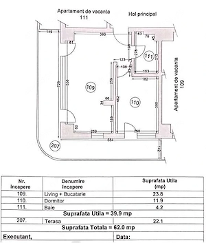 Apartament  2 camere tip Penthouse Mamaia Nord  - imagine 8