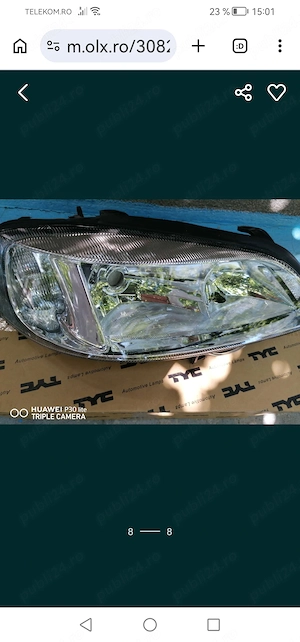 Set faruri pentru Opel Astra G ani 1998-2009 H7 HB3 electrice, cu reglare a distantei farurilor