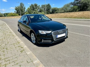 Audi A4 B9 2.0 TDI 150CP S-Tronic Automata   Interior Piele Maro   2016 - imagine 10