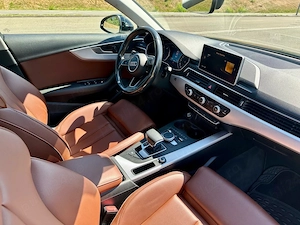 Audi A4 B9 2.0 TDI 150CP S-Tronic Automata   Interior Piele Maro   2016 - imagine 8