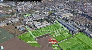 Teren Strategic 1 ha Sector 4 | Zonă M2 - S+P+14E | Hub de Transport DR9 | 30.000 mp ADC