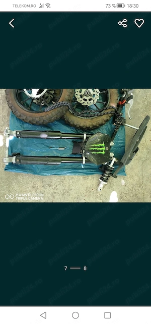 SUNSTAR MONSTER Mini motor cross bike de la 16 Ani - imagine 2