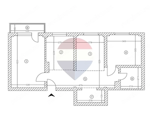 Apartament cu 3 camere de vânzare în zona Stefan cel Mare - imagine 3