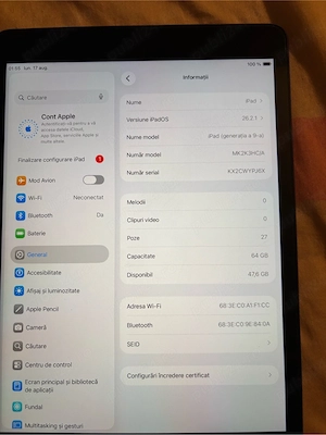 iPad 9 (generația a 9-a), 2021 - imagine 2