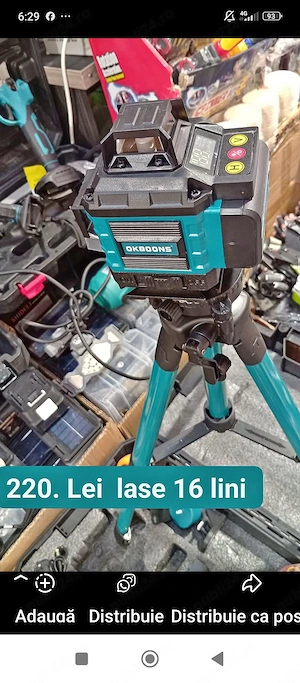 Lase 16 linii 3 D