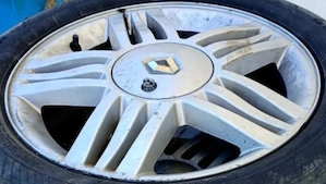 4 jante aliaj 4x100 pe 16" de Renault, Dacia 