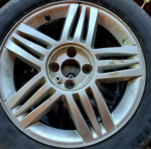 4 jante aliaj 4x100 pe 16" de Renault, Dacia  - imagine 2